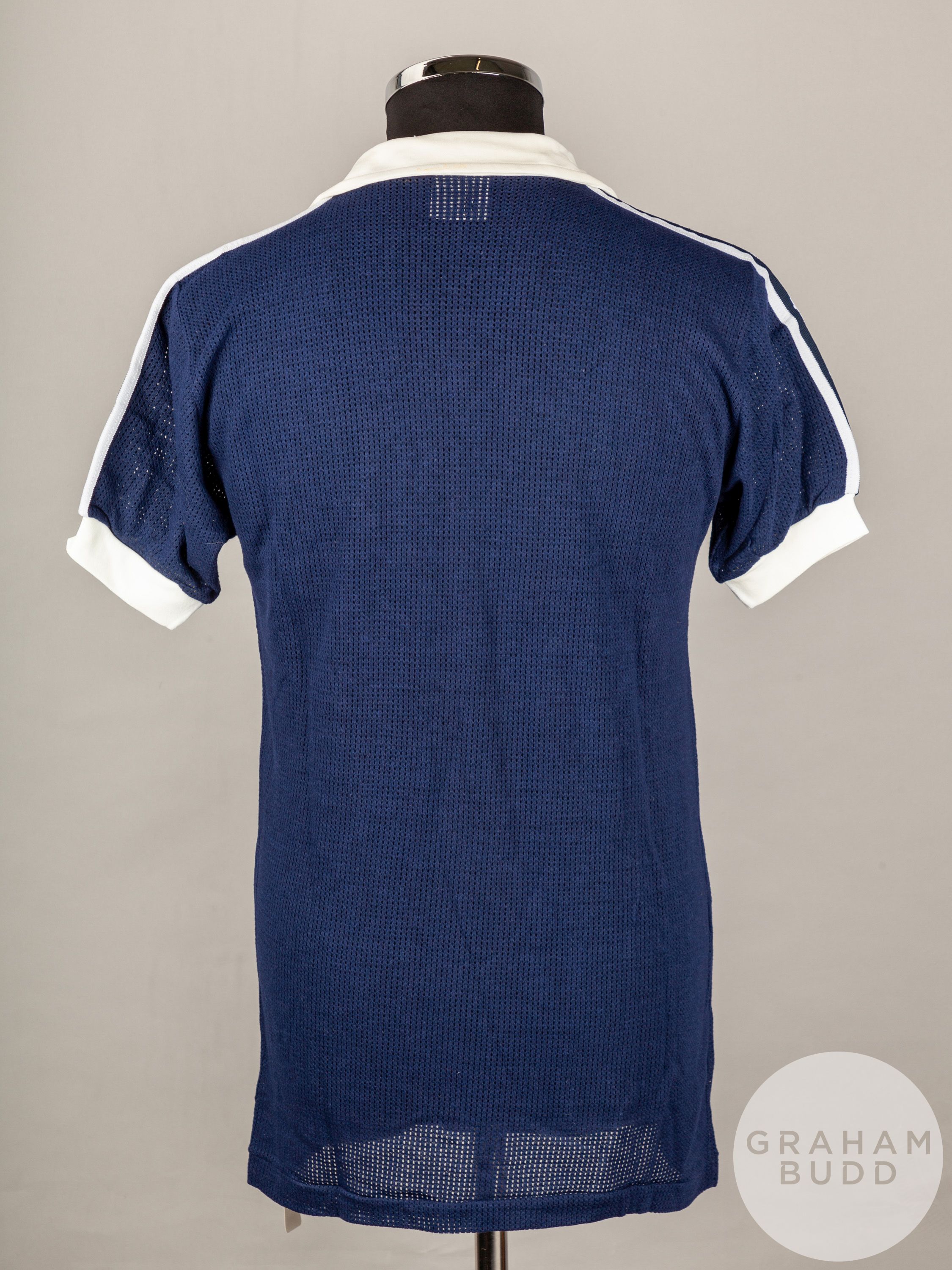 An official blue airtex Scotland 1978 World Cup short-sleeved shirt - Image 2 of 6