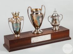 Manchester United Treble Season 1999 replica trophies