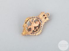 James McWhinnie 9ct gold and enamel Kilmarnock Scottish Cup winners medal, 1929