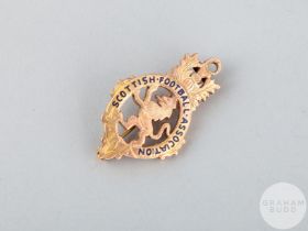 James McWhinnie 9ct gold and enamel Kilmarnock Scottish Cup winners medal, 1929