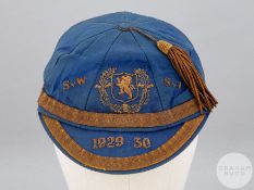 Jimmy Gibson blue Scotland v. Wales and Ireland International cap, 1929-30