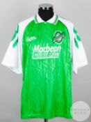 Gordon Hunter green and white No.6 Hibernian League Cup Final long-sleeved shirt