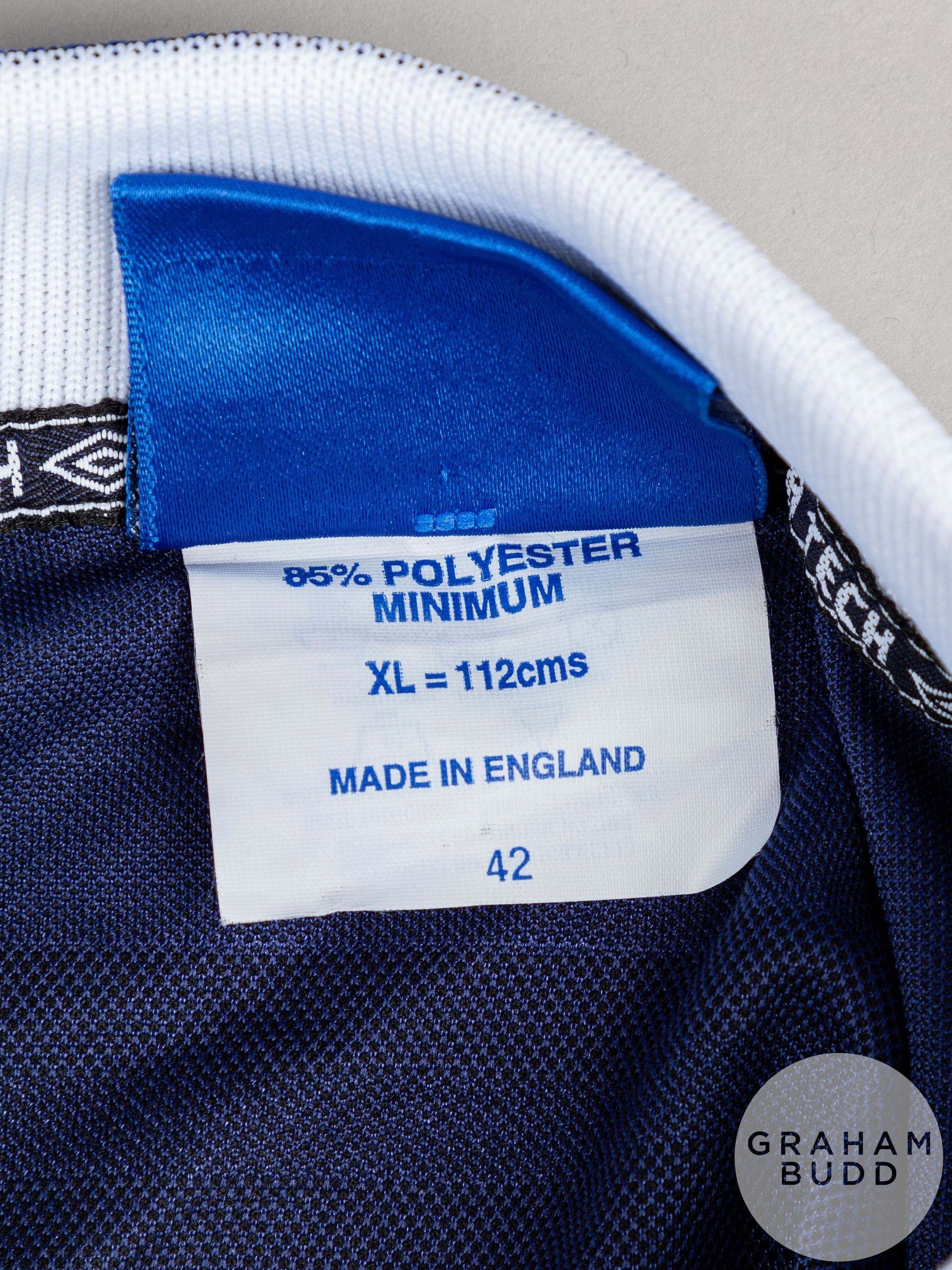 Blue and white No.6 Scotland international short-sleeved shirt, 1998-2000 - Image 5 of 5