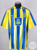 Mert Meric yellow and blue No.2 Fenerbahce short-sleeved shirt