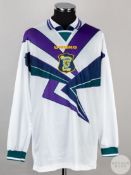 White and purple No.13 Scotland international long-sleeved shirt, 1995-96