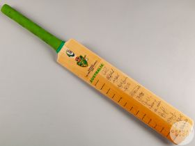 Australian Team signed VB Series Australia v Sri Lanka & v South Africa 2006 cricket bat,