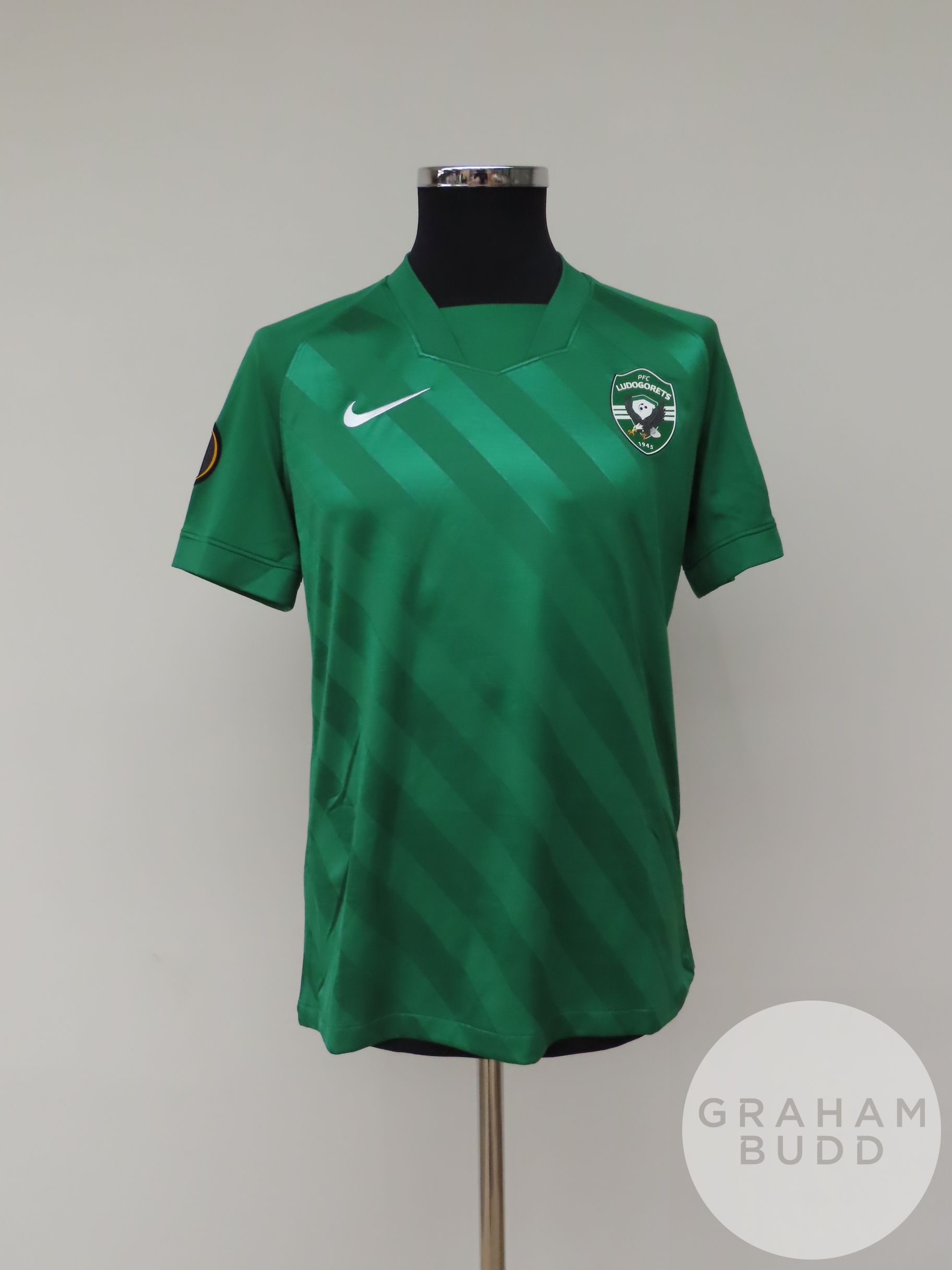 Anton Nedyalkov green Ludogorets no.3 home shirt, 2020-21,