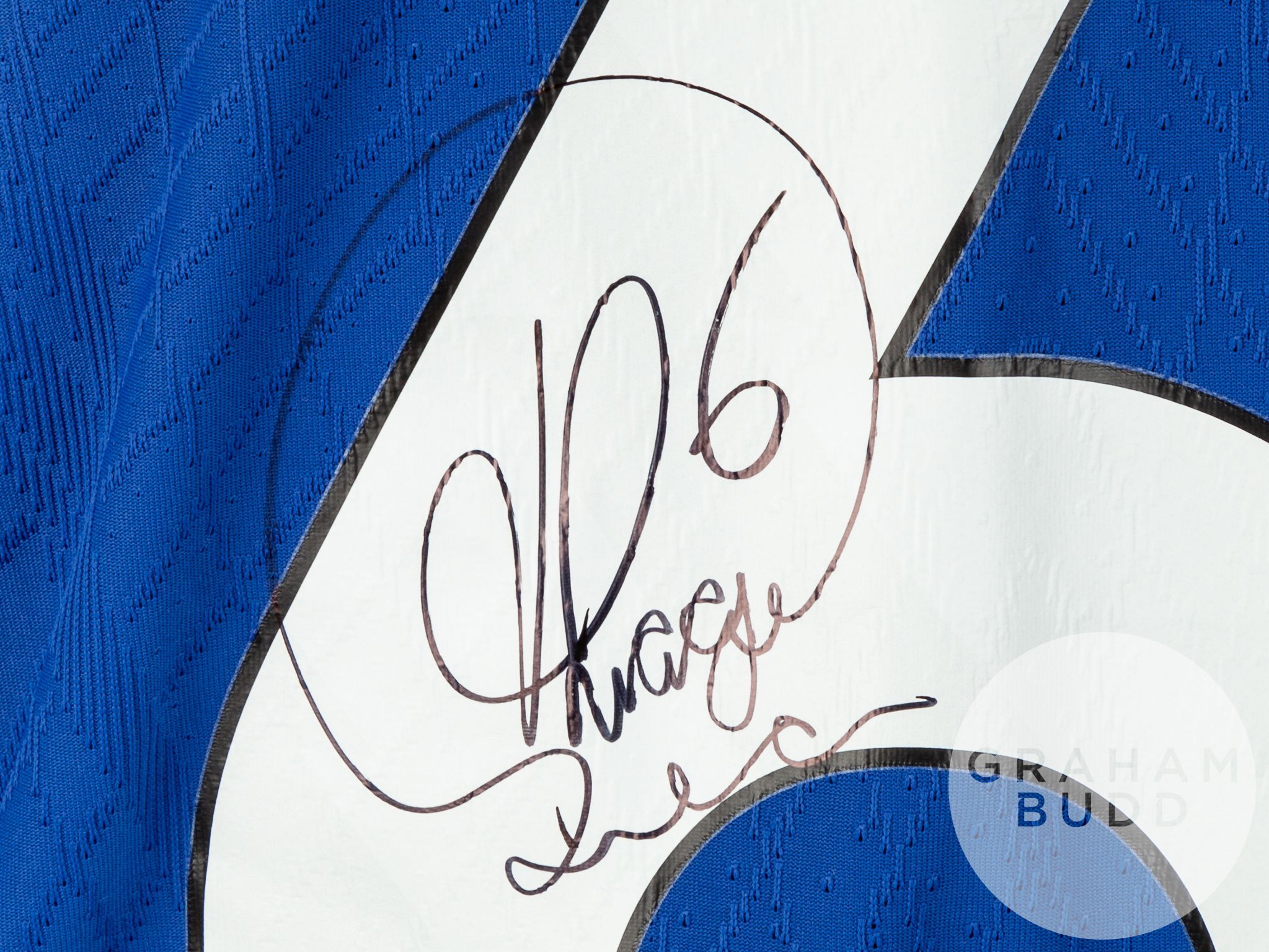 Thiago Silva signed blue & white Chelsea No.6 home shirt, season 2023-24, - Image 4 of 6