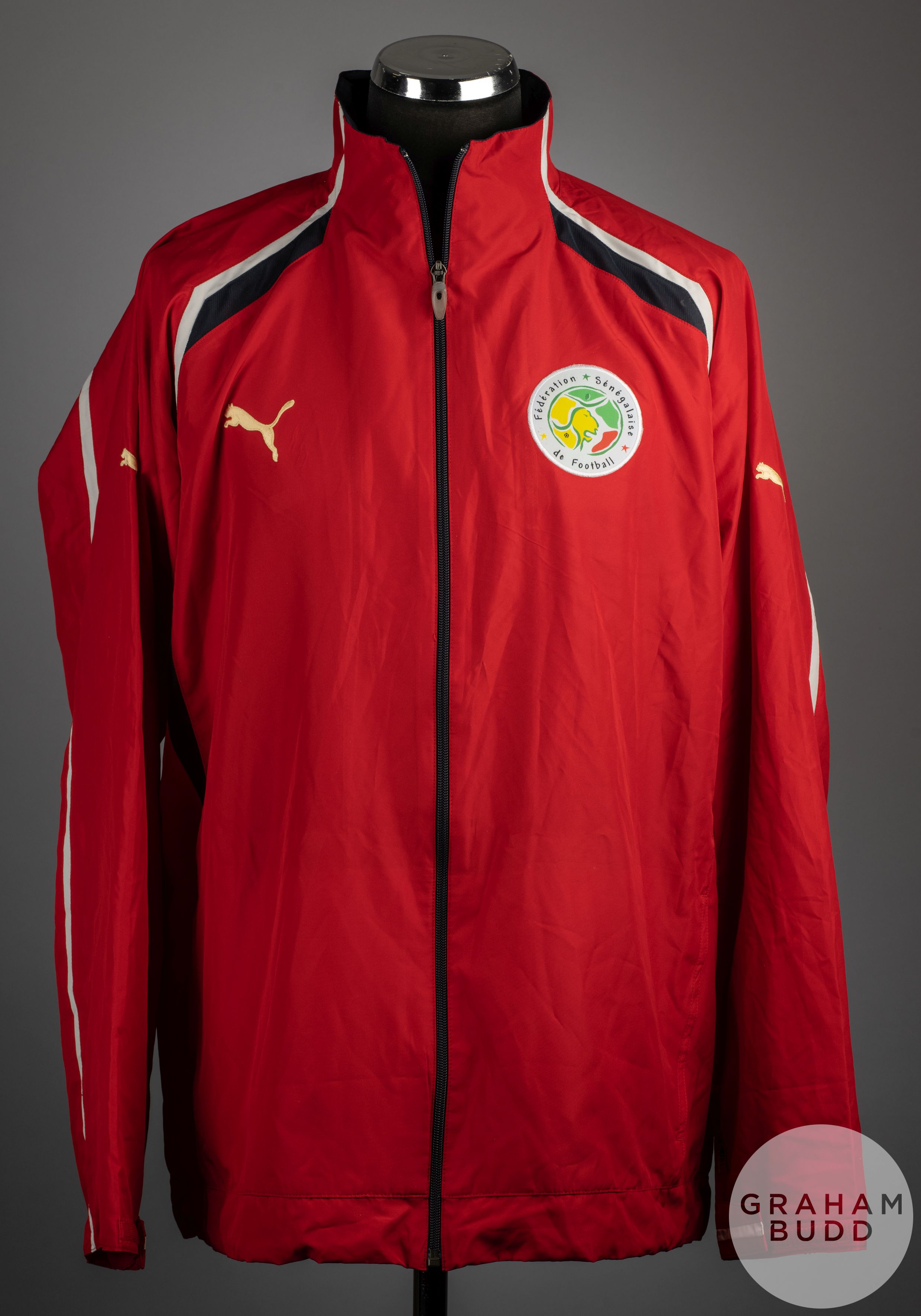 Red Senegal International tracksuit top