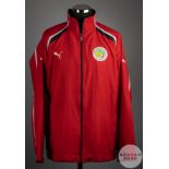 Red Senegal International tracksuit top