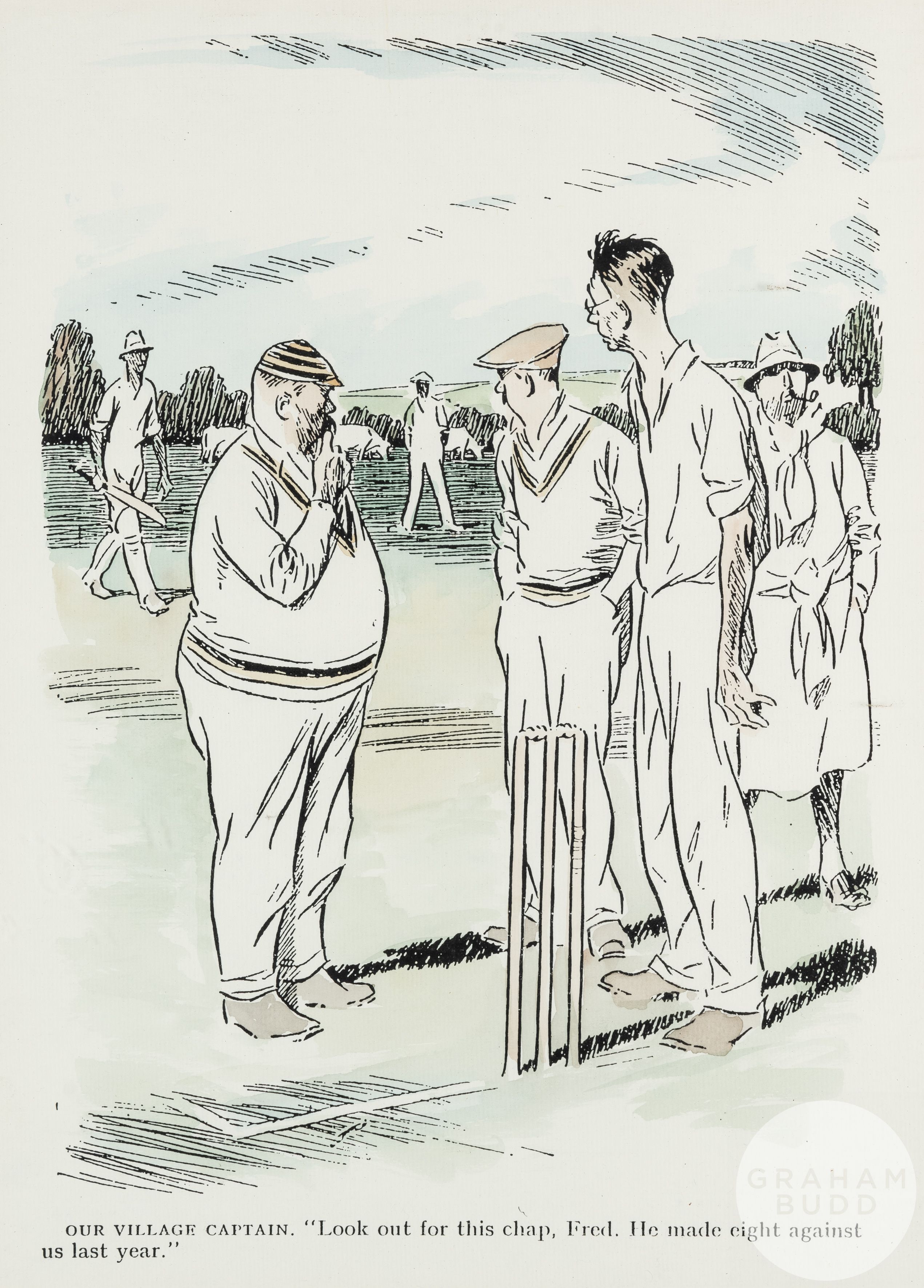 Five cricketing prints, - Image 3 of 5