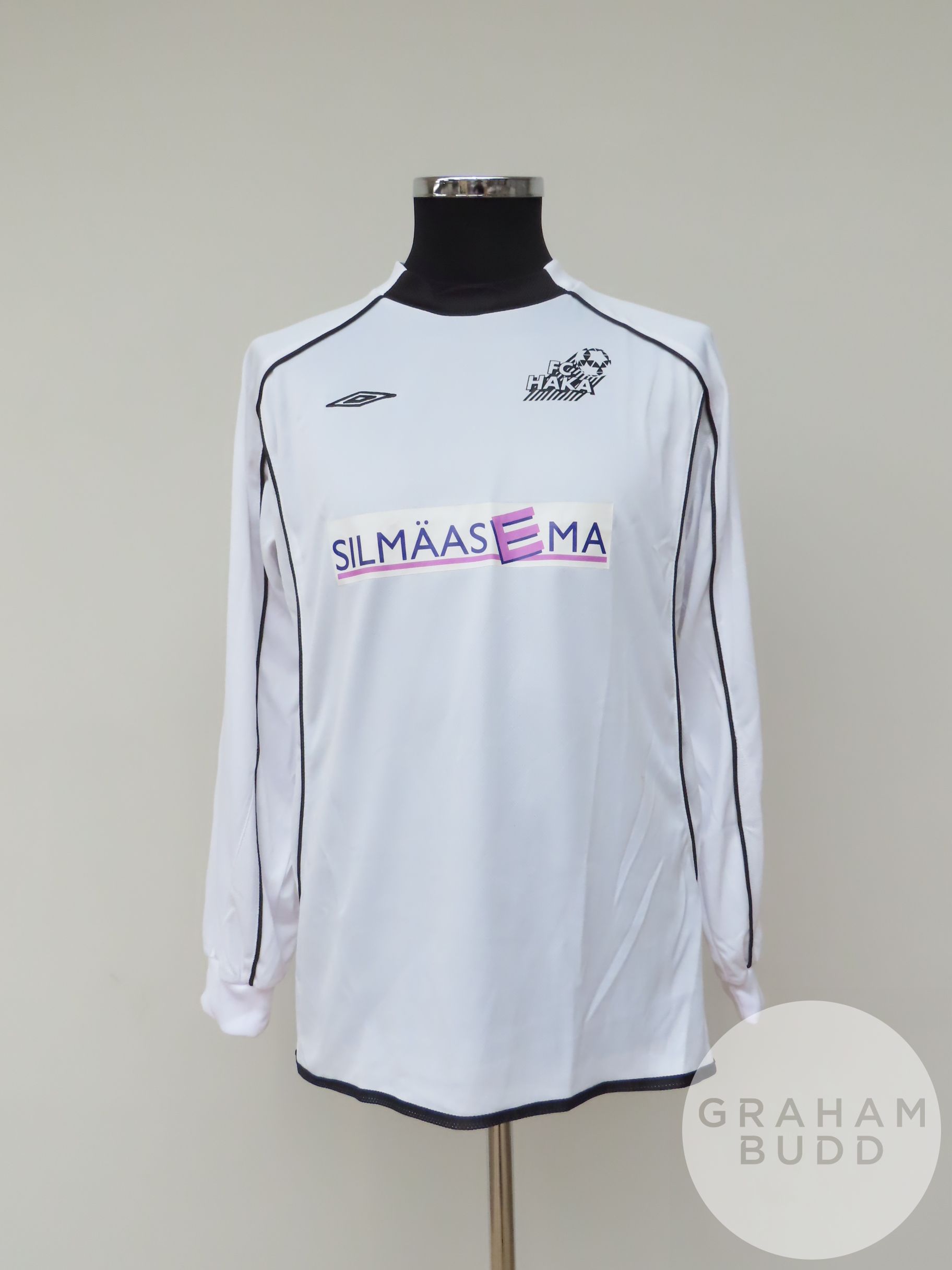 White and black FC Haka no.32 shirt, 2008-09,