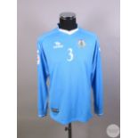 Blue San Marino No.3 2008 Euro home shirt, 2008,