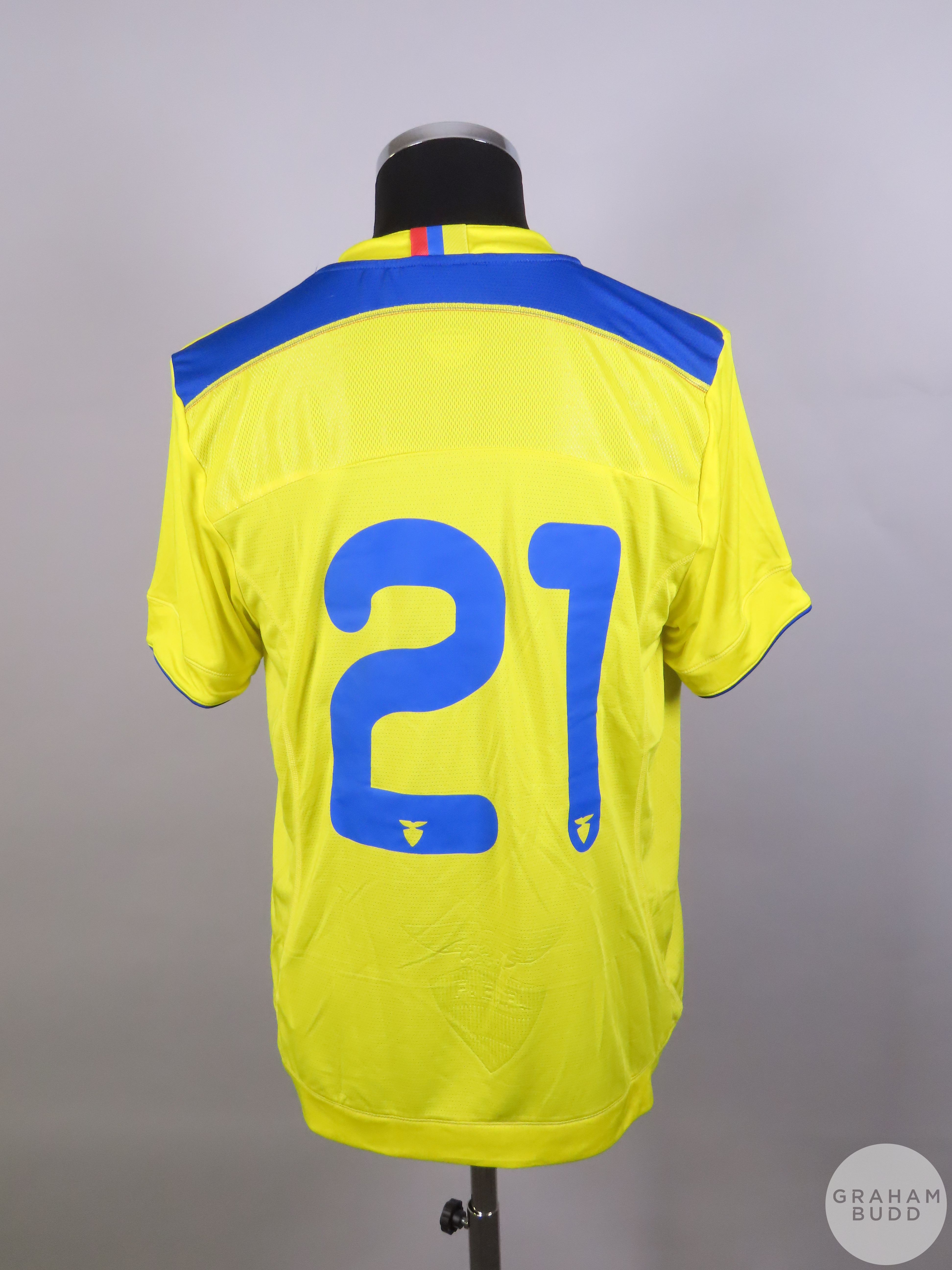 Yellow Ecuador No.21 home shirt, 2011, - Bild 2 aus 2