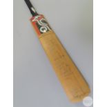 Signed cricket bat by the 1997 Ashes Touring party Australia,