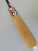 Signed cricket bat by the 1997 Ashes Touring party Australia,