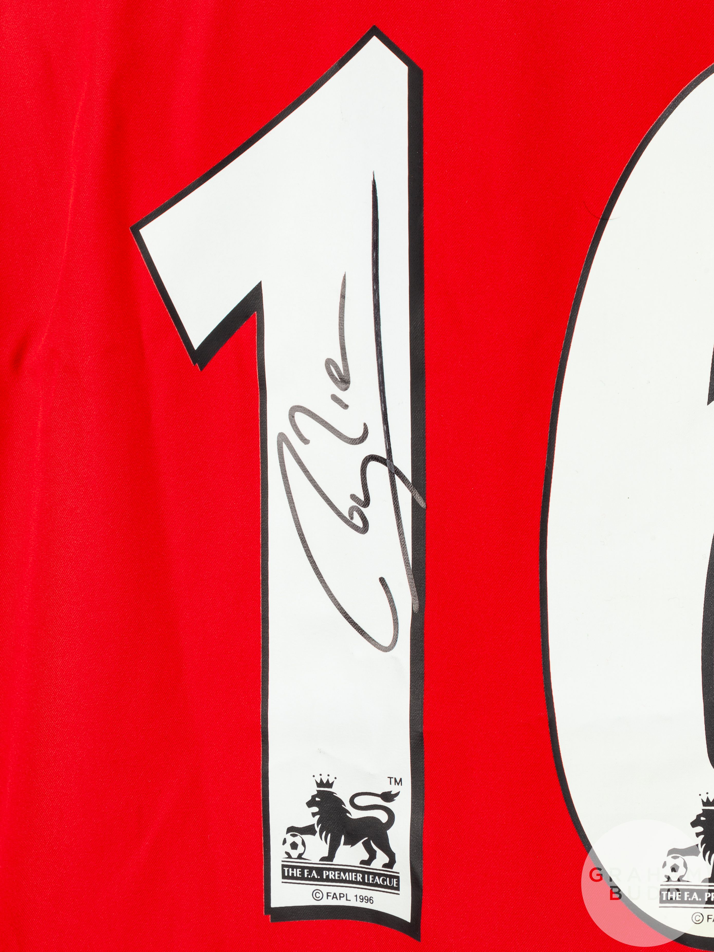 Roy Keane signed red Manchester United No.16 home shirt, season 2003-04, - Image 4 of 7