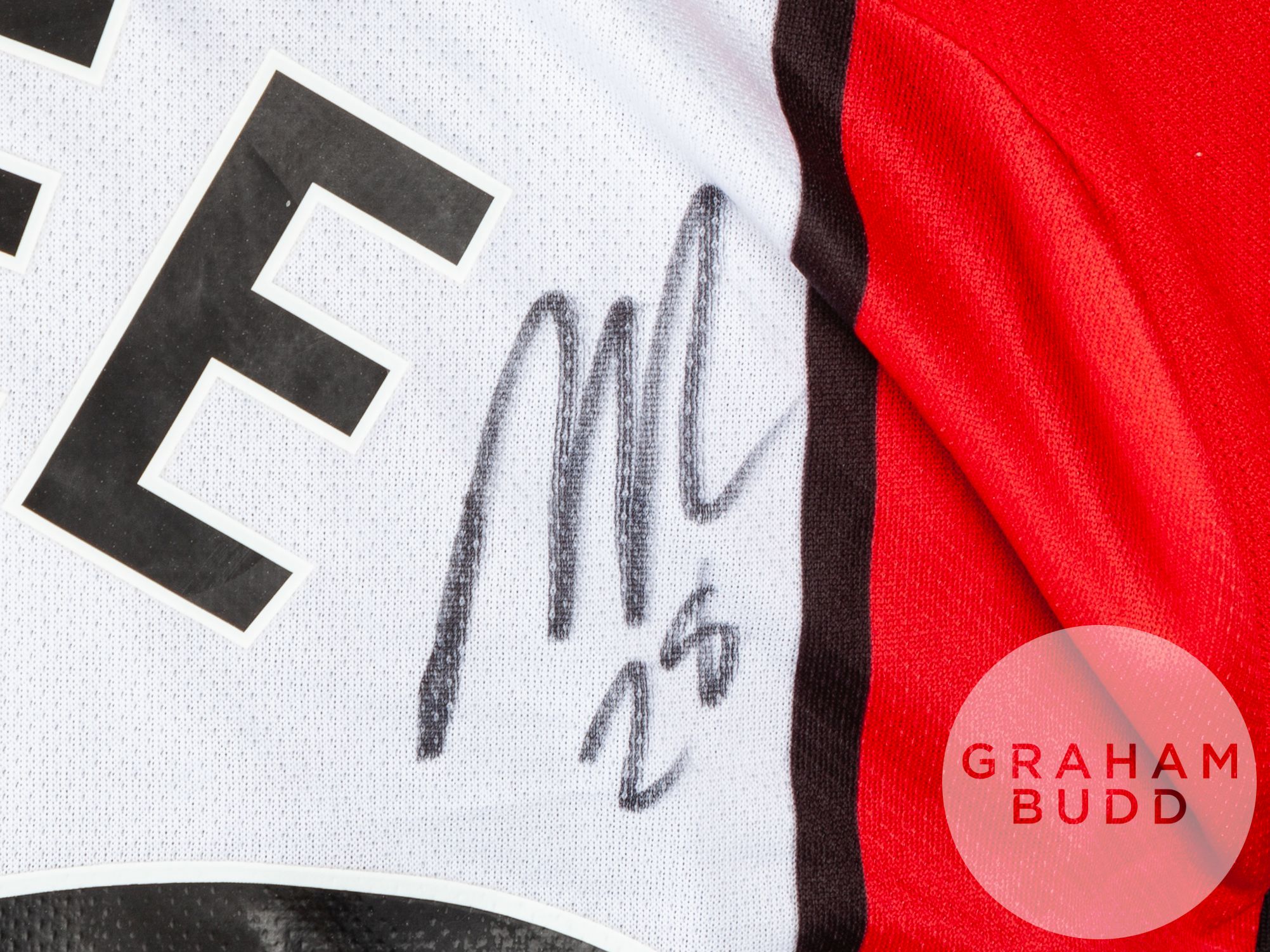 James McAtee signed red, white & black Sheffield United No.28 home shirt, season 2023-24, - Bild 4 aus 5
