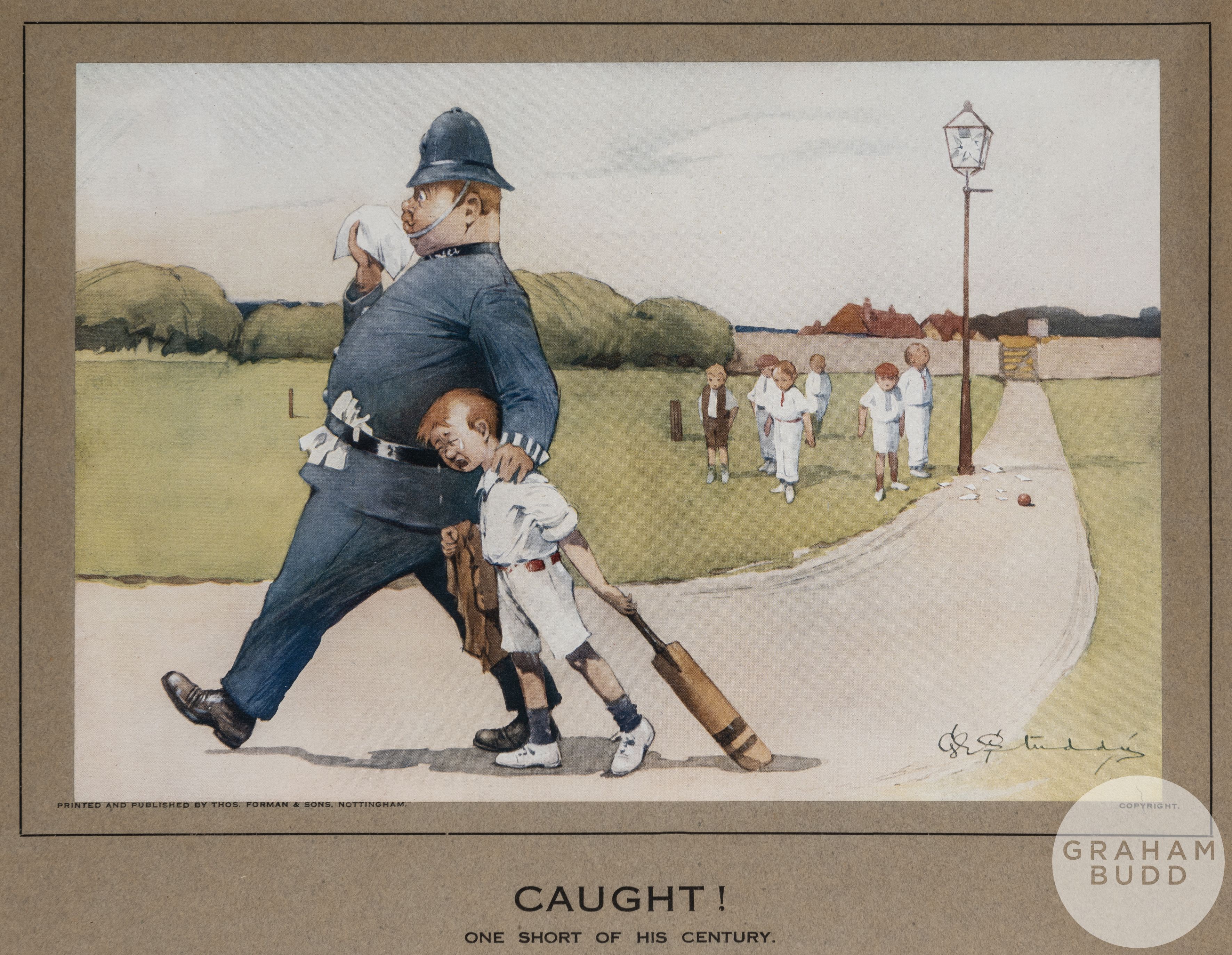 Five cricketing prints, - Image 5 of 5