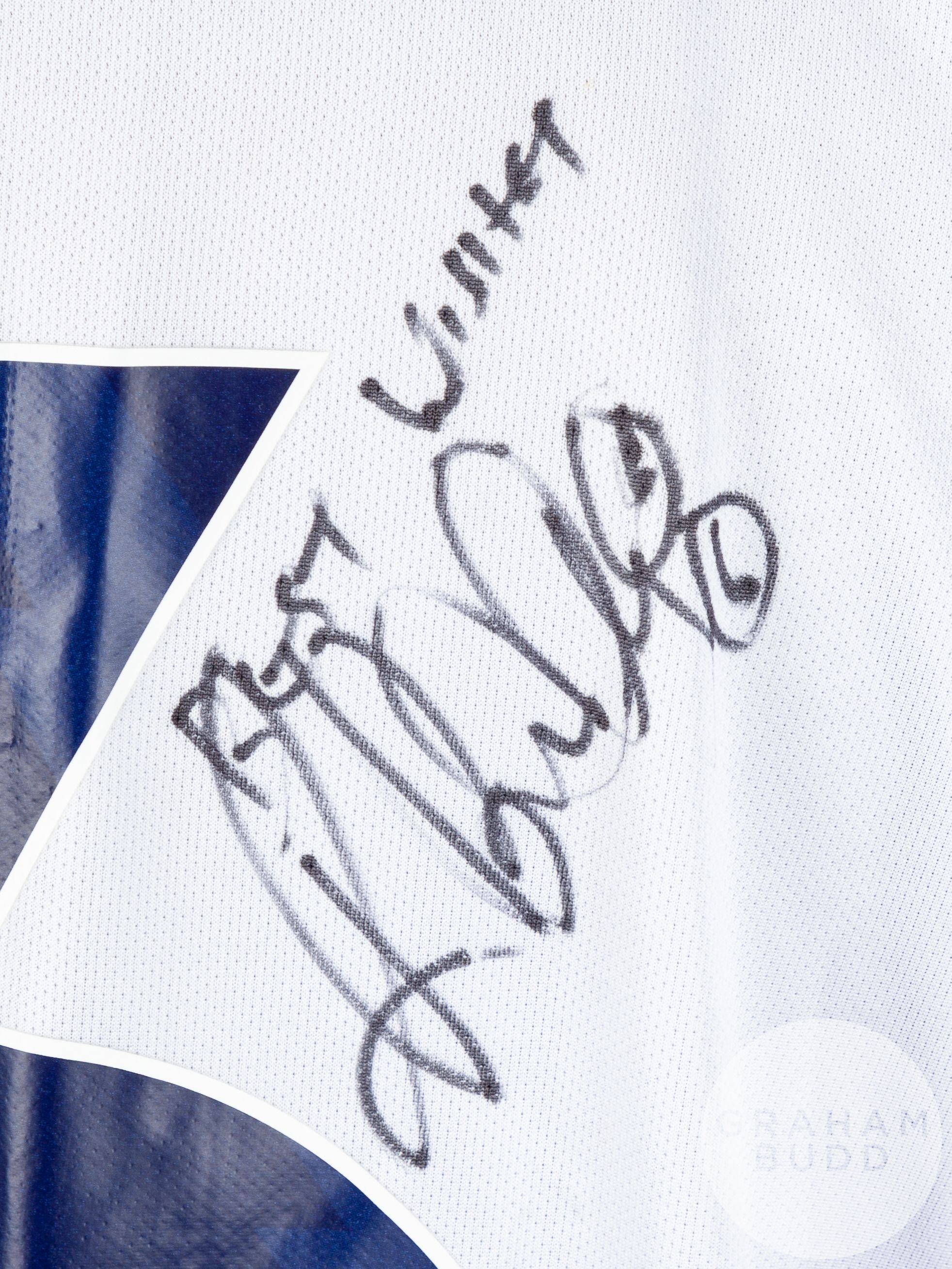 Ross Barkley signed white, orange & black Luton Town No.6 away shirt, season 2023-24, - Image 4 of 6