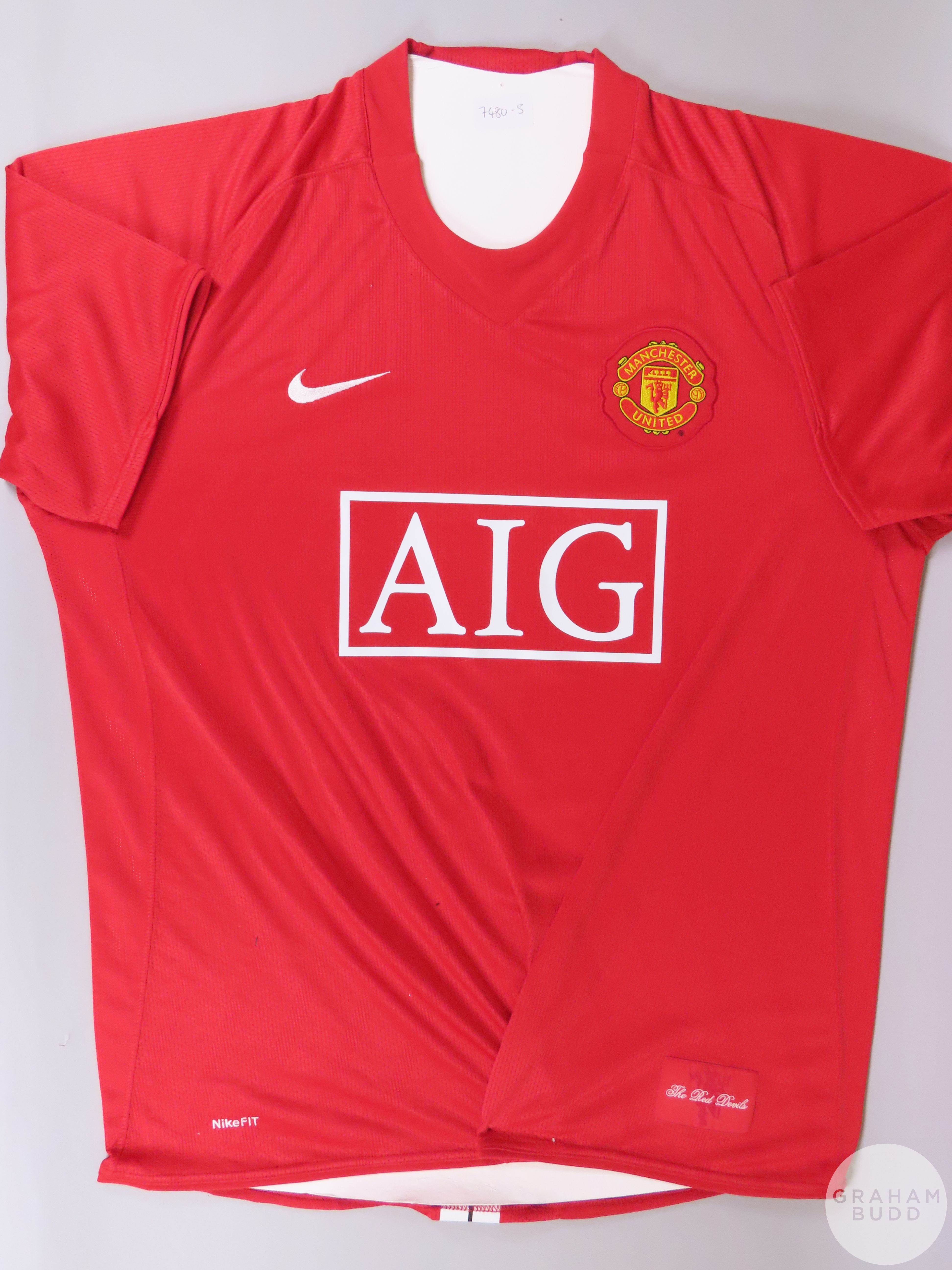 Red Manchester United No.10 replica Wayne Rooney autographed shirt - Image 2 of 2