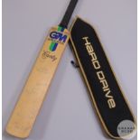 Signed Gunn & Moore cricket bat,