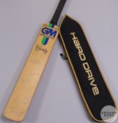 Signed Gunn & Moore cricket bat,