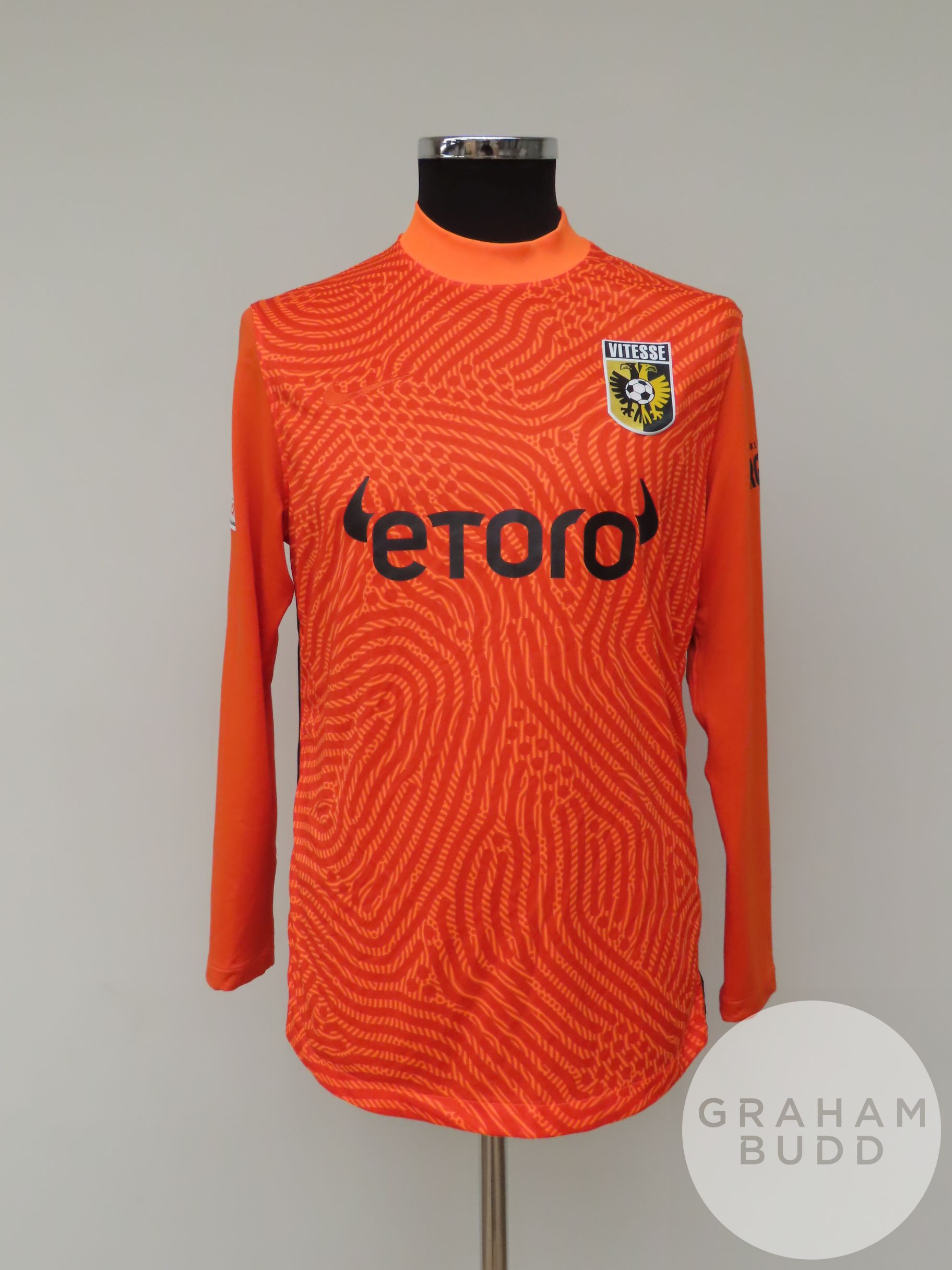 Nigel van Haveren orange Vitesse no.48 goalkeepers shirt, 2021-22,