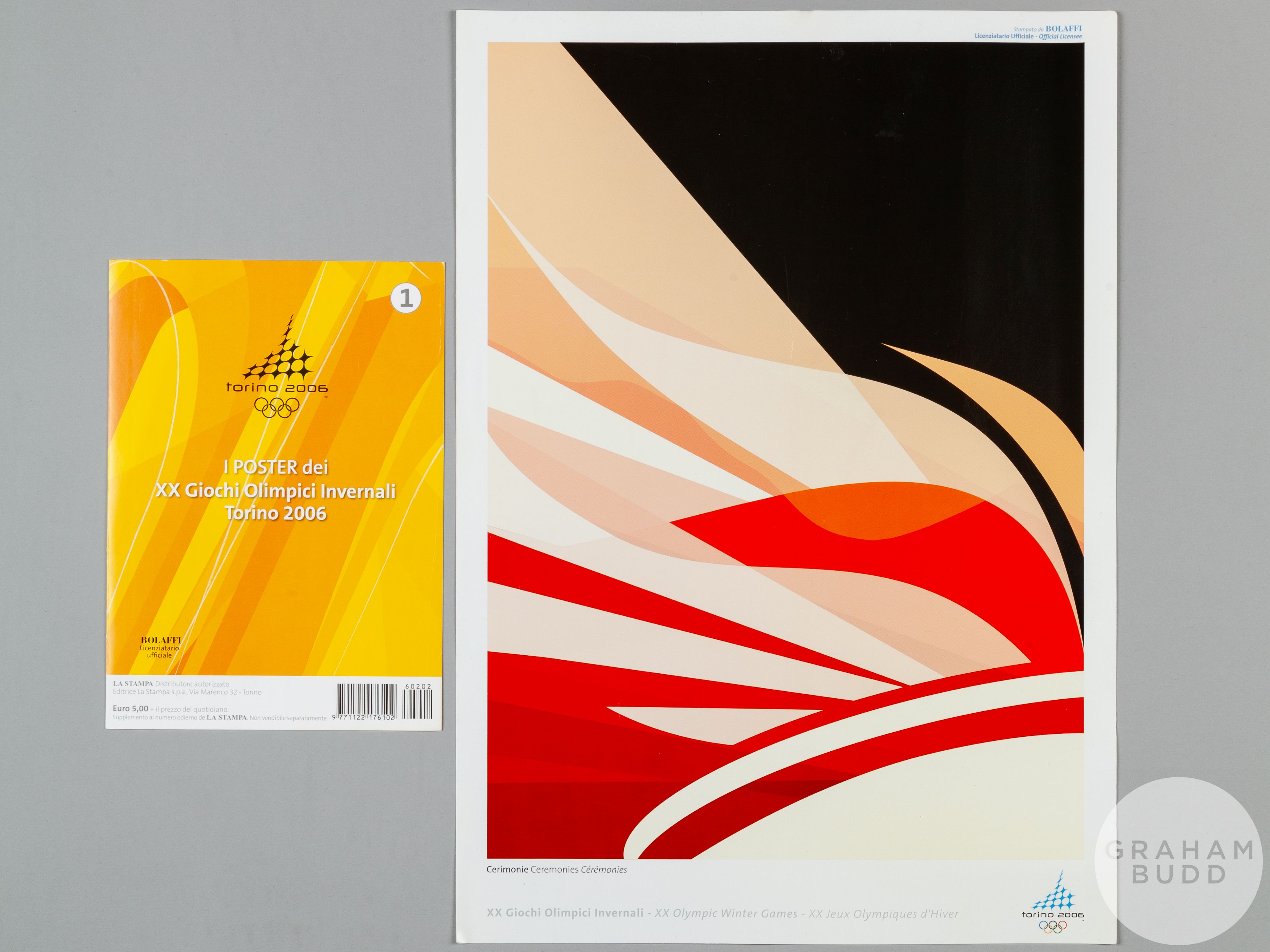 Three Torino 2006 Winter Olympic Games poster cards, - Image 3 of 7
