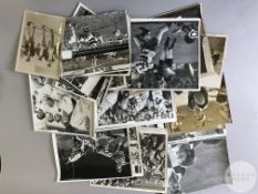 Collection of English rugby clubs press photographs 1970s
