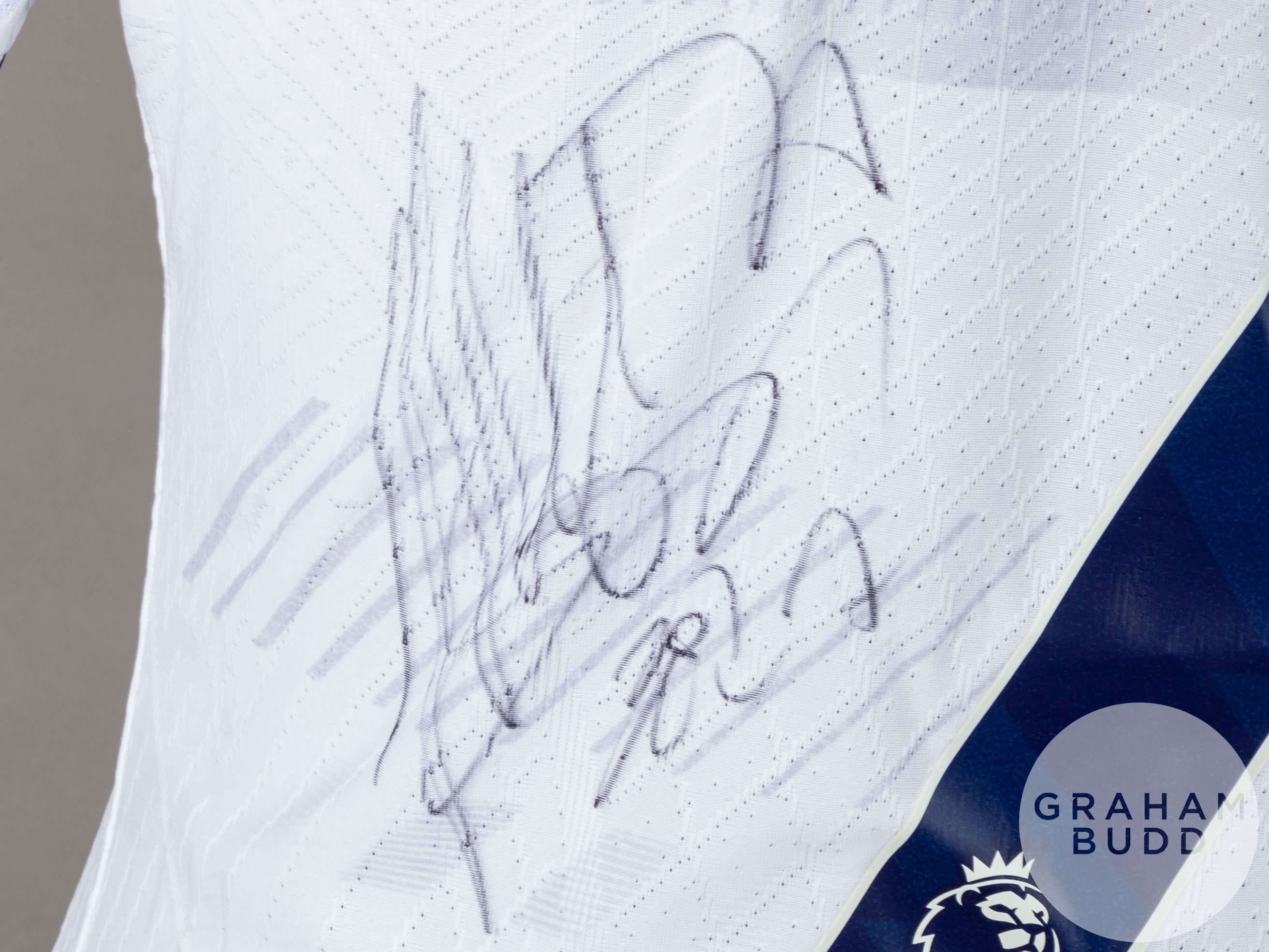 Son Heung-min signed white & navy Tottenham Hotspur No.7 home shirt, season 2023-24, - Image 4 of 6