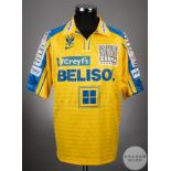 Yellow and blue Sint-Truidense short-sleeved No.30 shirt