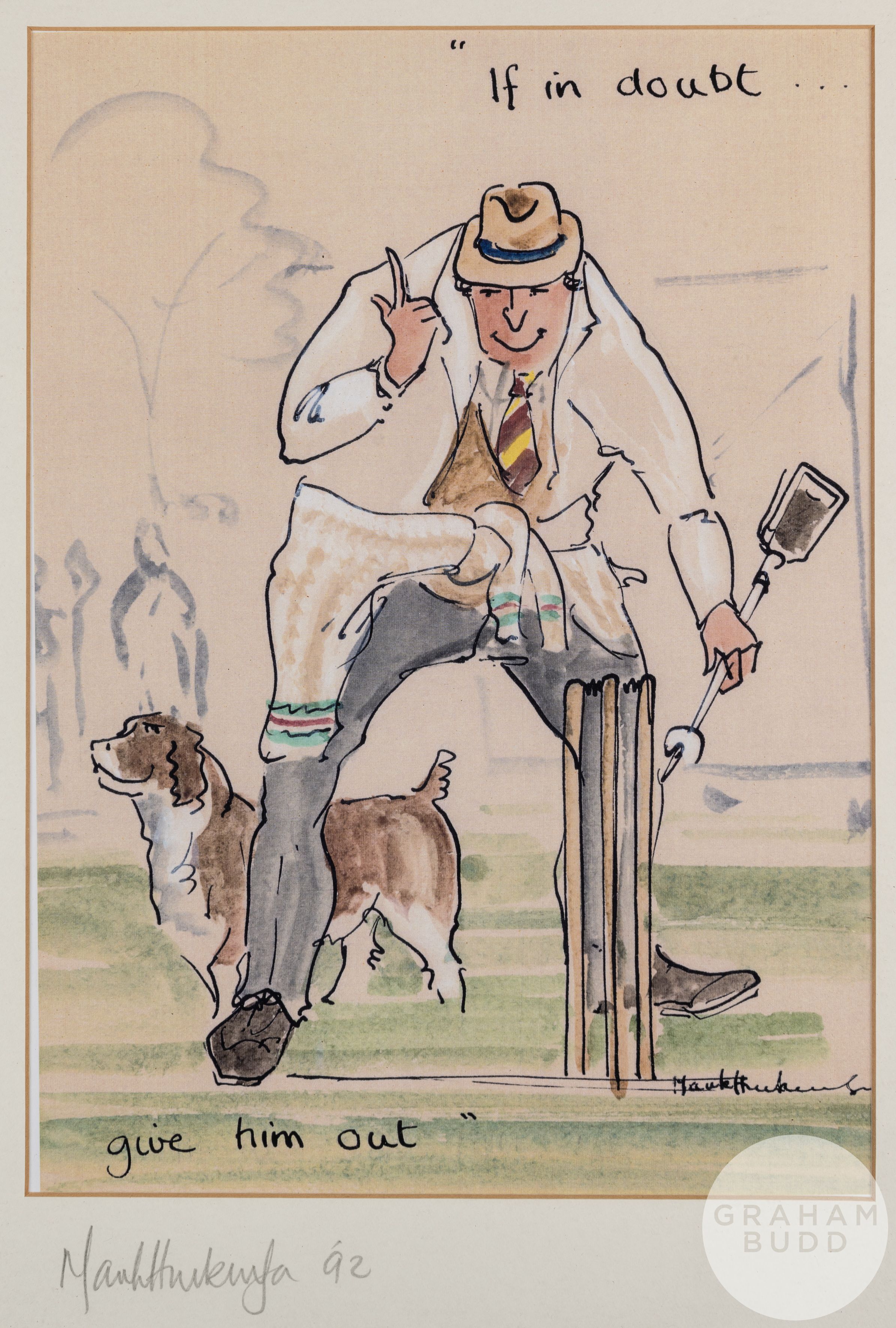 Five cricketing prints, - Image 4 of 5