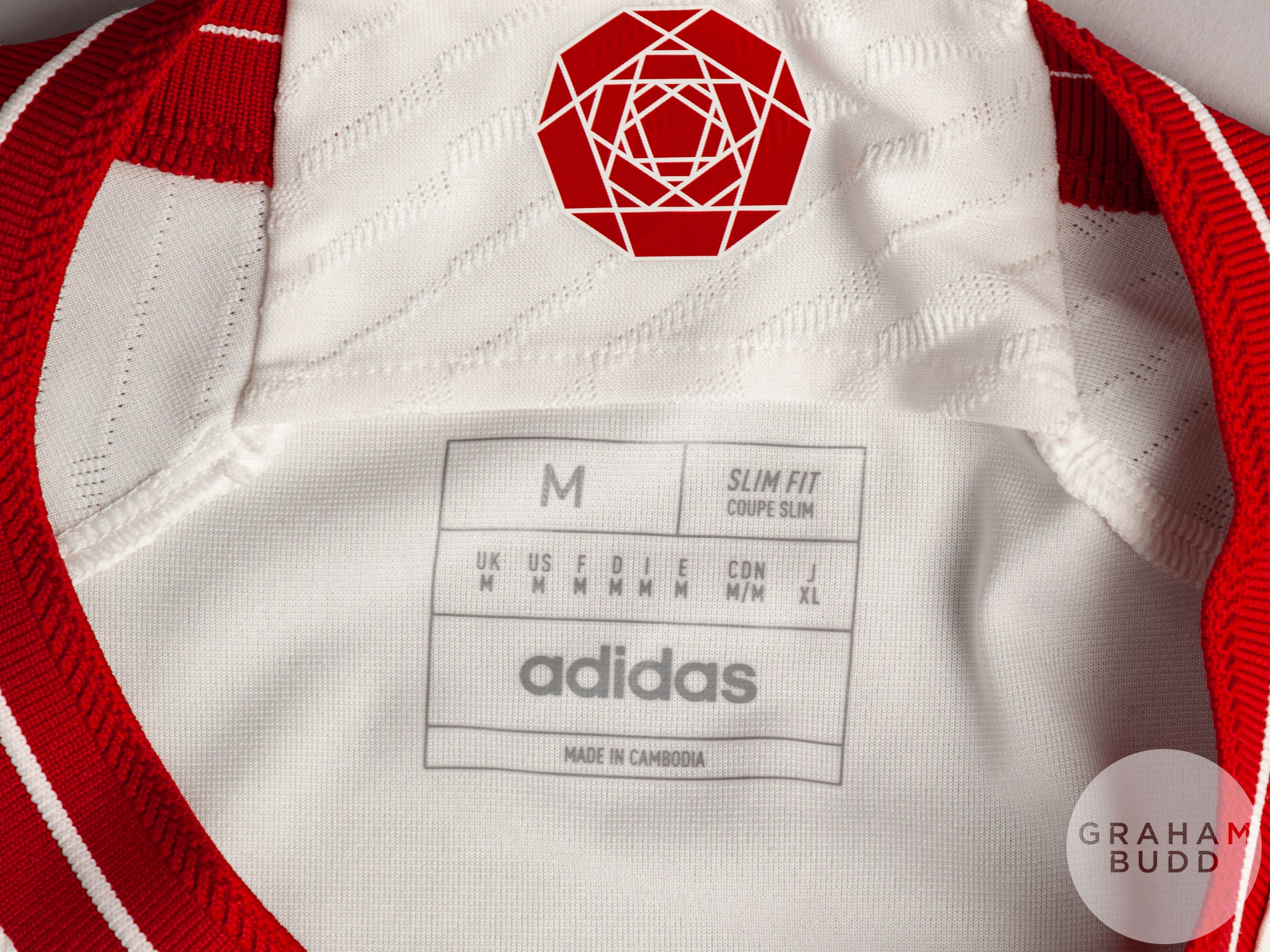 Kobbie Mainoo white Manchester United No.37 third choice shirt, season 2023-34, - Image 5 of 6