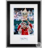 Bjorn Borg Wimbledon Tennis Champion signed framed photographic display,