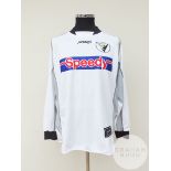 White, grey and black Sporting Lokeren no.21 shirt, 2003-04,