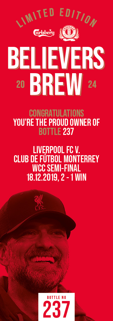 Bottle No.237: Liverpool FC v. Club de Fútbol Monterrey, WCC Semi-final, 18.12.2019, 2 - 1 Win - Image 3 of 3