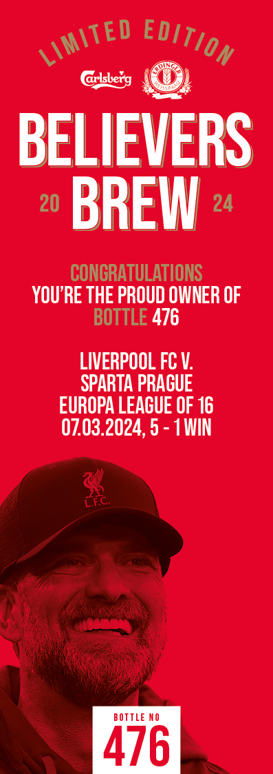 Bottle No.476: Liverpool FC v. Sparta Prague, Europa League of 16, 07.03.2024, 5 - 1 Win - Image 3 of 3