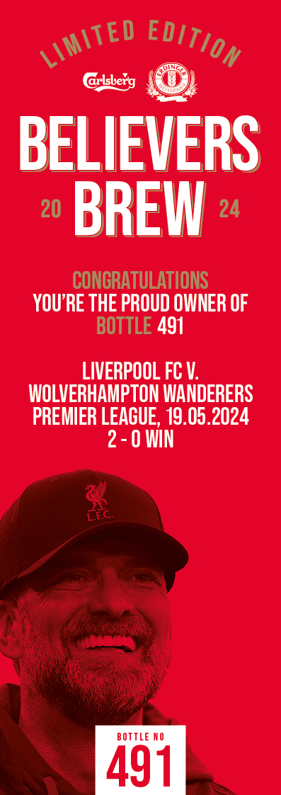 Bottle No.491: Liverpool FC v. Wolverhampton Wanderers, Premier League, 19.05.2024, 2-0 Win - Image 3 of 3