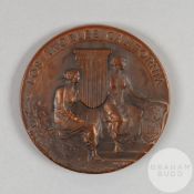 Los Angeles 1932 Olympic Games participation medal, designed by Julio Kilenyi