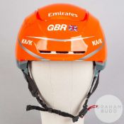 A Kask Khimera sailing helmet autographed by Ben Ainslie