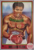 Muhammad Ali - The Greatest 1964-74 film poster by William Klein