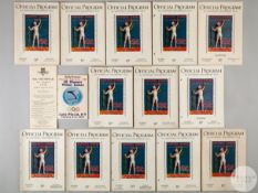 A number of programmes relating to the 1932 Olympic Games