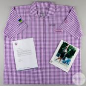 Laura Davies signed Srixon golf shirt