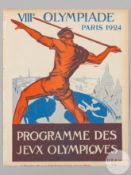 Paris 1924 Olympics Games official French Boxing (French Kickboxing/Savate) programme 19th July 1924