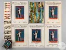 1932 Los Angeles Olympic Games four programmes
