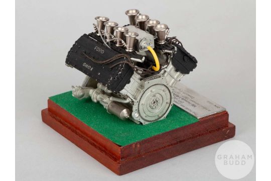 A 1977 presentation model of a Ford Cosworth Formula 1 engine by Keith Duckworth. - Image 3 of 5