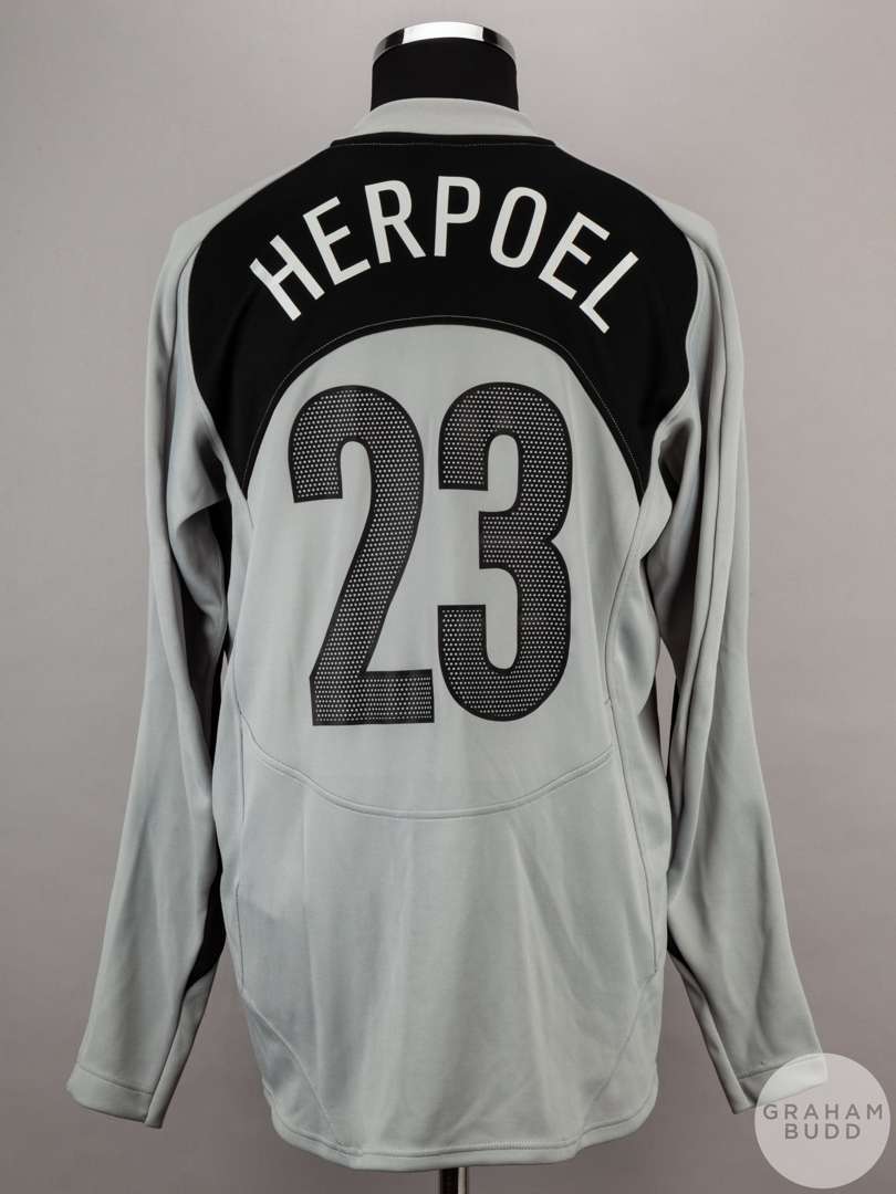 Frederic Herpoel grey and black Belgium No.23 goalkeepers shirt, 2004 - Image 2 of 5