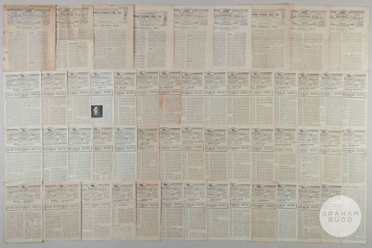 A quantity of Arsenal home programmes from the 1920's and 1930's.