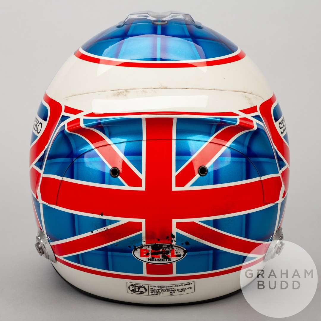 Jenson Button a race worn helmet from the 2007 Turkish Grand Prix. - Image 4 of 9